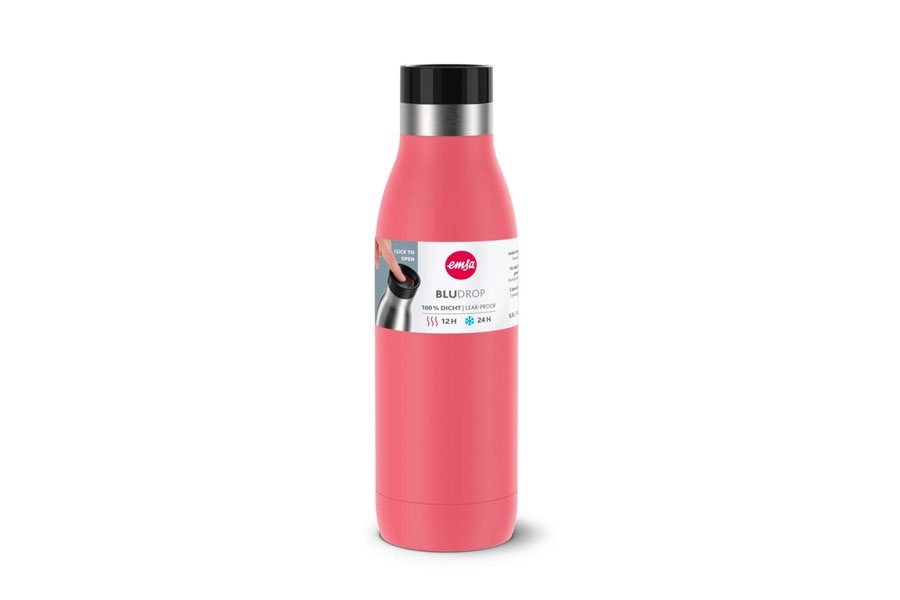 EMSA Thermosflasche Coated, koralle 0,5 l EMSA Thermosflasche Coated, koralle 0,5 l