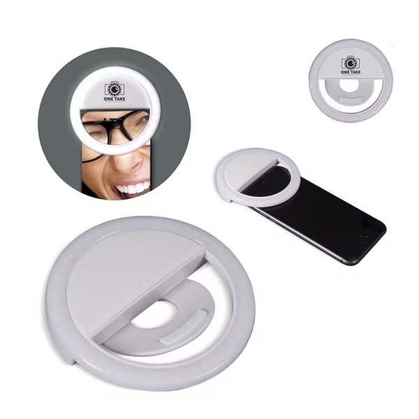 Selfie-Ringlicht mit Clip